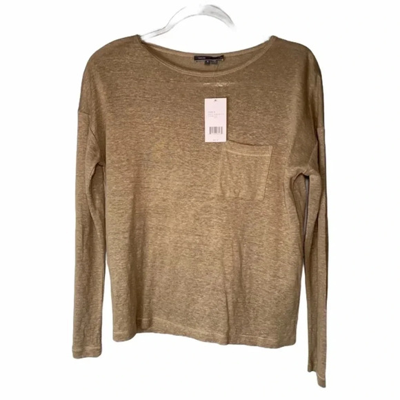 Vince Tops - NWT Vince. Linen top s/p